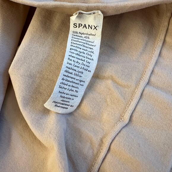 Spanx 2745 Seamless Power Sculpting High-Waisted Mid-Thigh Shorts Soft Nude XL - Picture 12 of 13